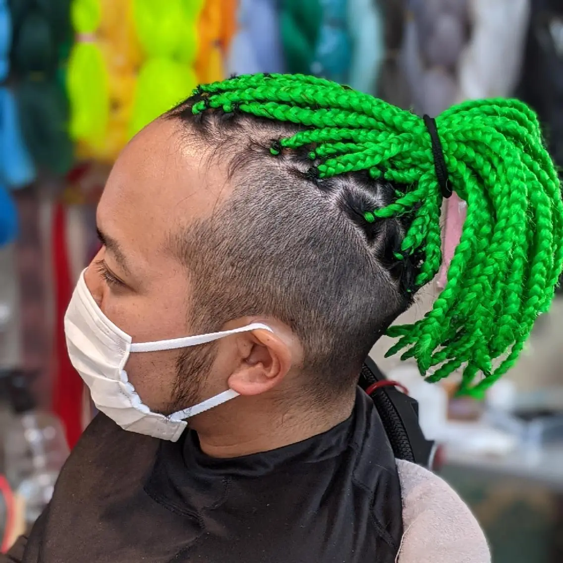 メンズ セミロング エクステ scamp ★のヘアスタイル