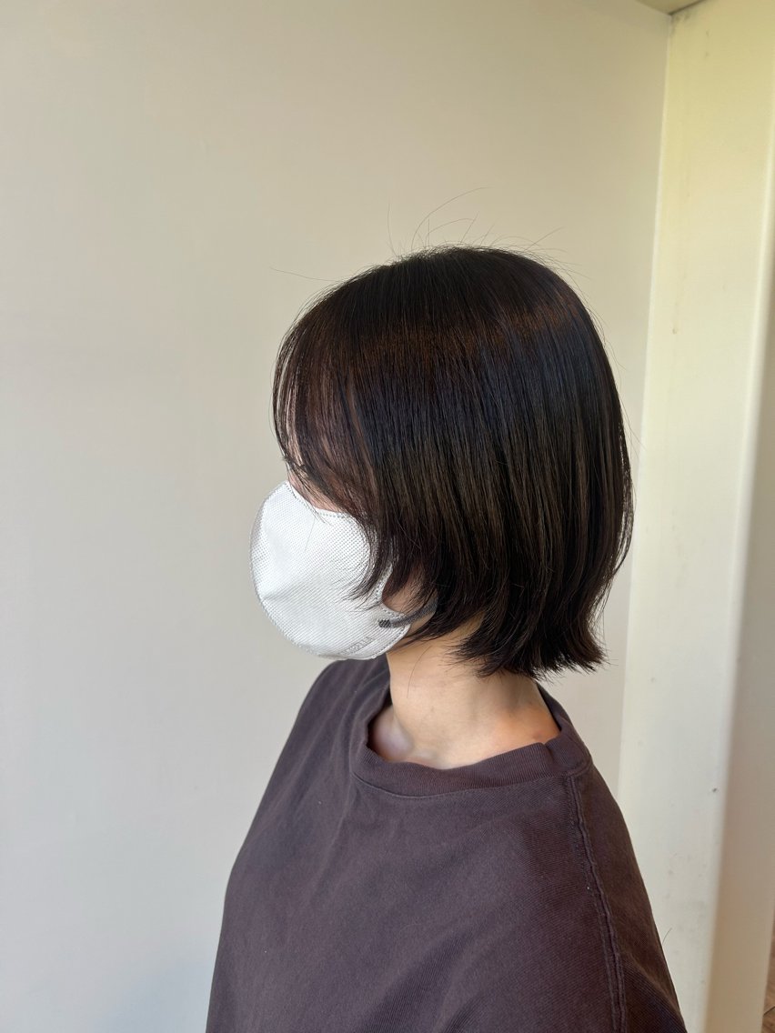 ショート 顔周りカット レイヤーカット ショートヘア kona🐬 ￤カットモデル募集中のヘアスタイル