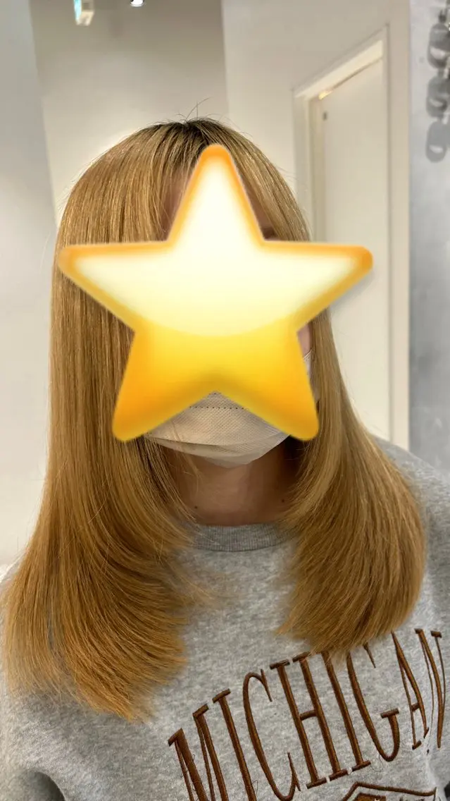 セミロング 宇都宮 育実のヘアスタイル