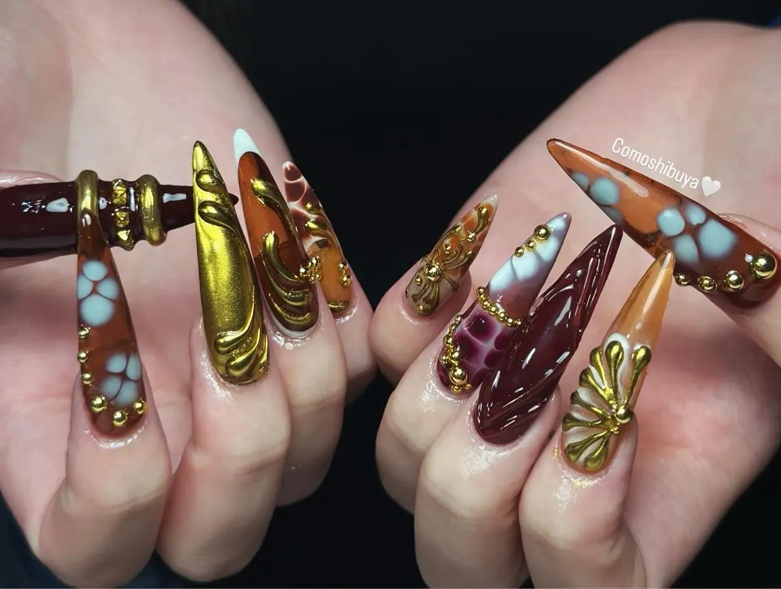ネイル 韓国ネイル シンプルネイル ワンホンネイル CoMo Nailのネイルデザイン