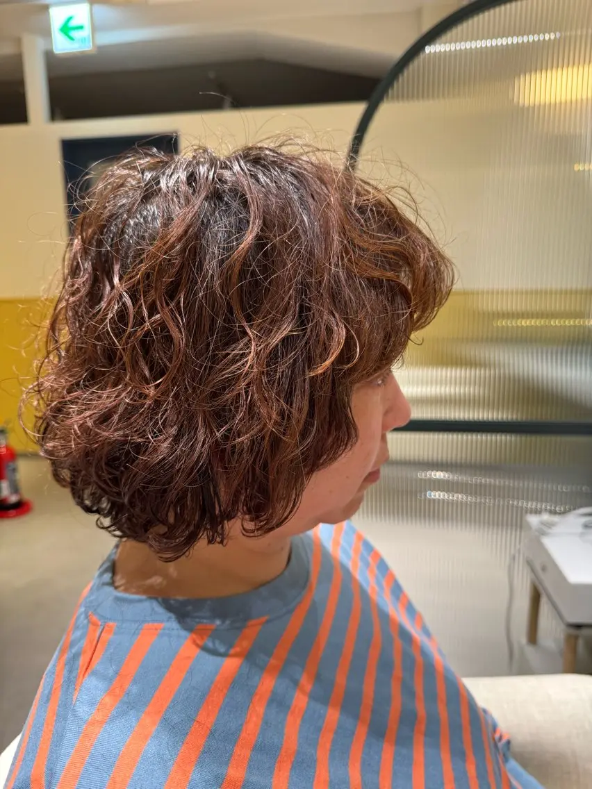 ショート パーマ カット パーマ 田村 大輔のヘアスタイル