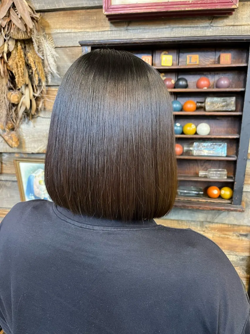ミディアム ボブ カット 川崎 かなでのヘアスタイル