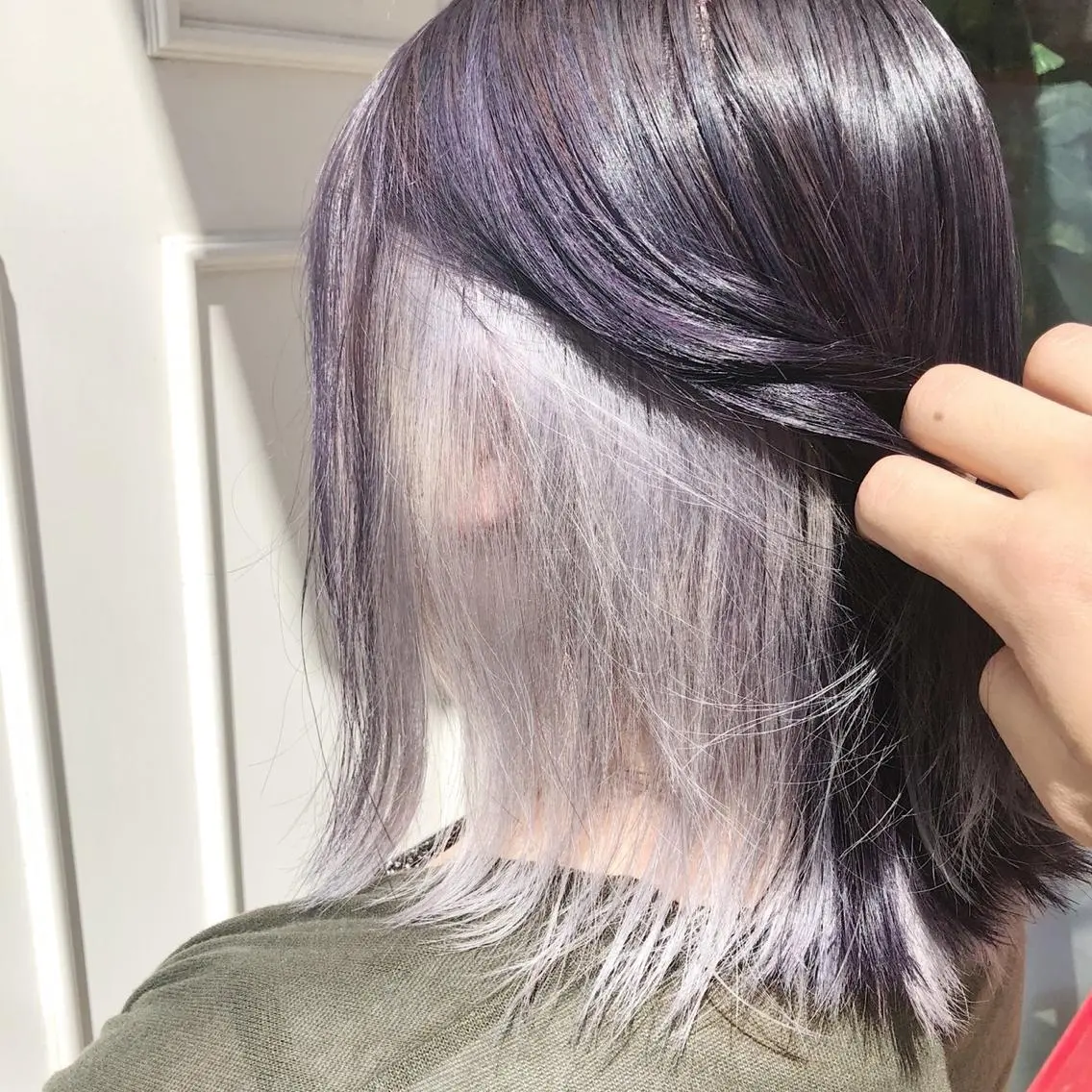 ミディアム カラー パープルカラー 🫟Blanco🫟 Color&Careのヘアスタイル