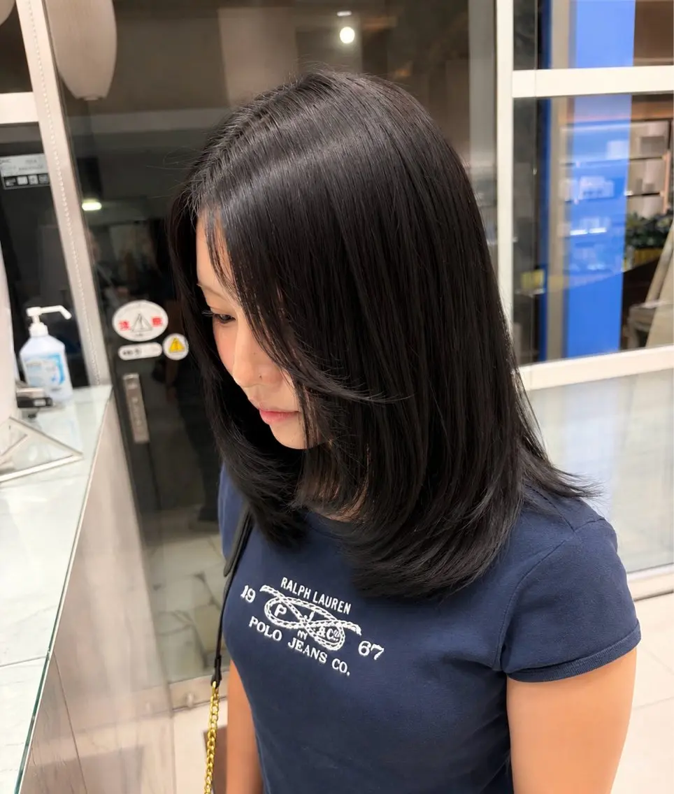 カット ヘアカラー 吉田 彩伽のヘアスタイル