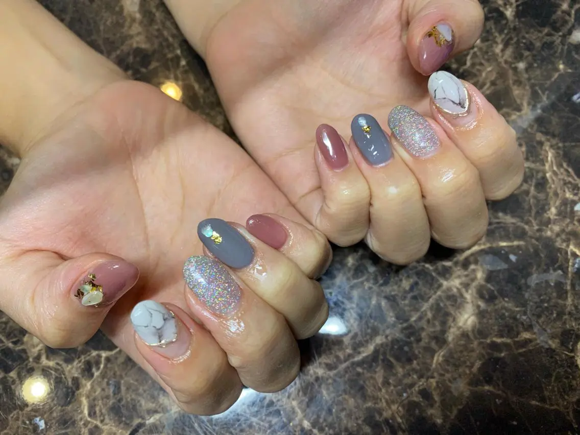 ネイル ハンドネイル IROHA Nail 矢掛萌子のネイルデザイン