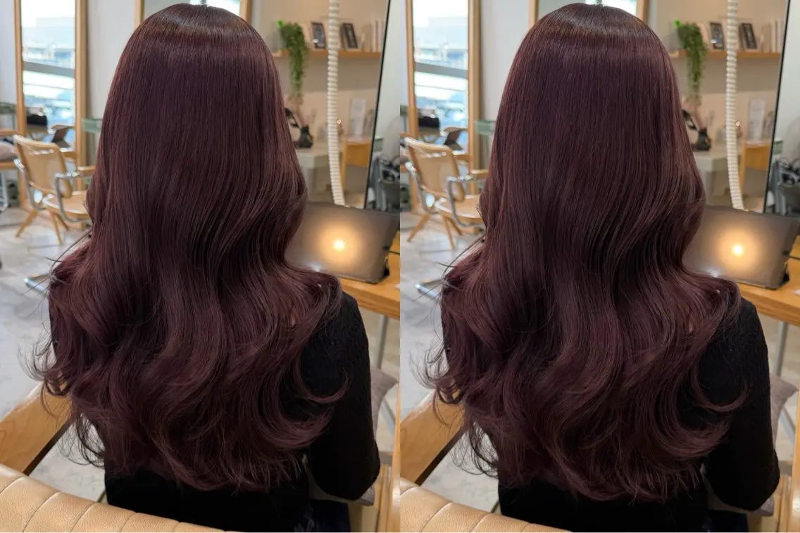 ロング カラー 切りっぱなしボブ ベージュカラー ブリーチ ダブルカラー グレージュ カット ヘアカラー トリートメント 小顔矯正/レイヤー 透明感カラー✨生真のヘアスタイル