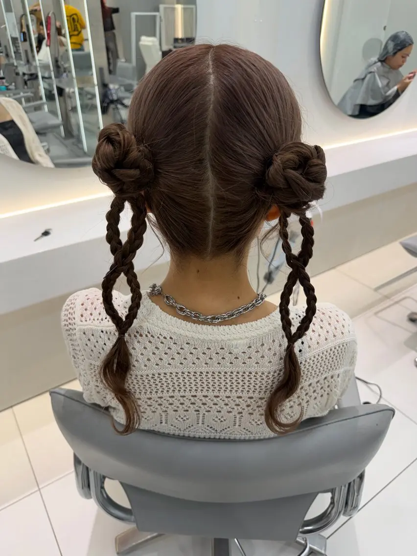 ヘアアレンジ 結婚式・ブライダル ヘアセット ヘアセット🎀耳つぼ 👂💎MONAMIのヘアスタイル