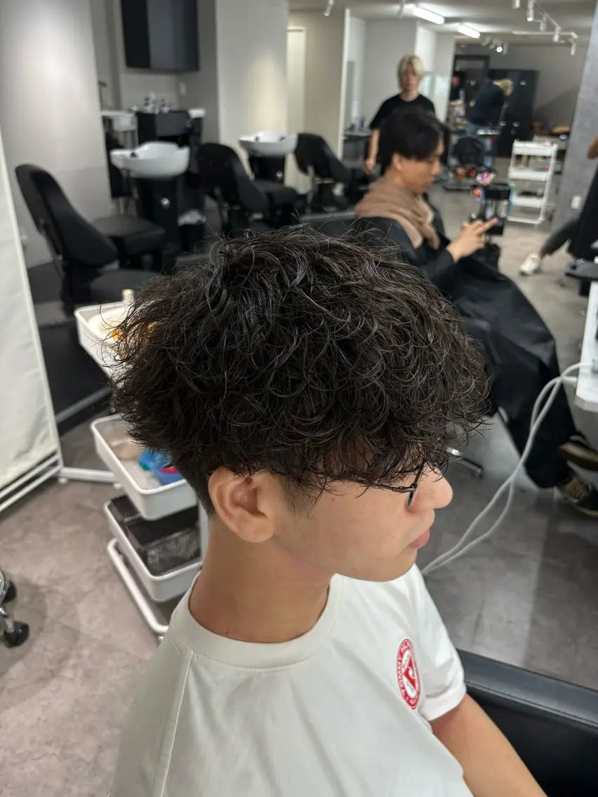 パーマ メンズ カット パーマ 🌱立川【縮毛矯正】 璃音🌱のヘアスタイル