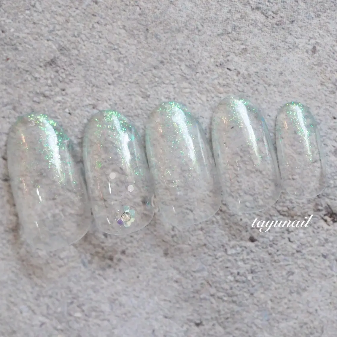 ネイル アートネイル ジェルネイル パラジェル シンプルネイル 夏ネイル ハンドネイル ネイルサロン 【たゆnail】のネイルデザイン