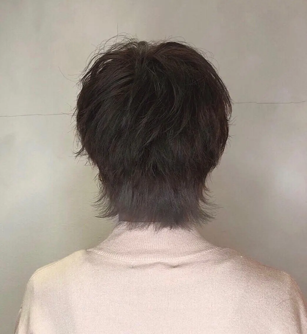 ショート カラー ブリーチ ショートヘア ウルフカット 髪質改善/ショート/ メンズカット/KAiのヘアスタイル