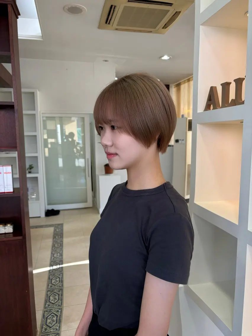 ショート ショートヘア alu yuinaのヘアスタイル