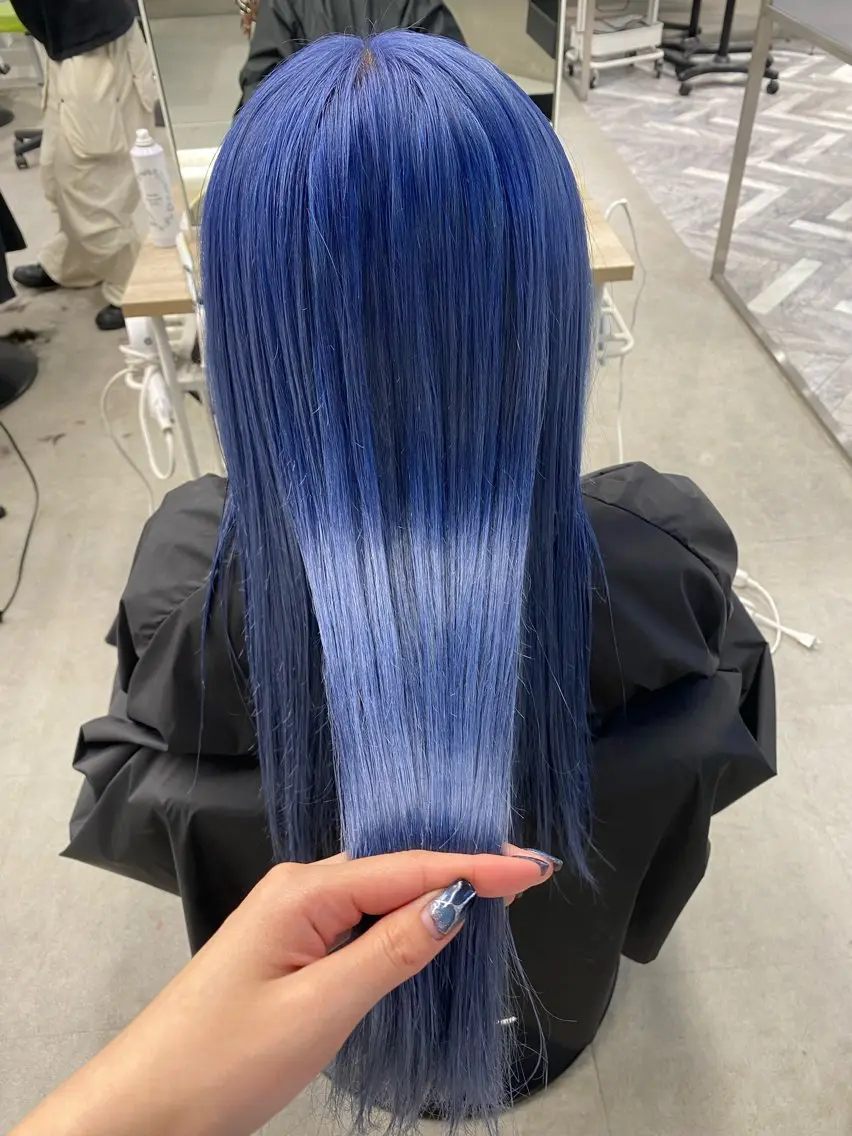 ロング カラー ヘアカラー カンナ【Y2Kネイル /コーンロウ】のネイルデザイン