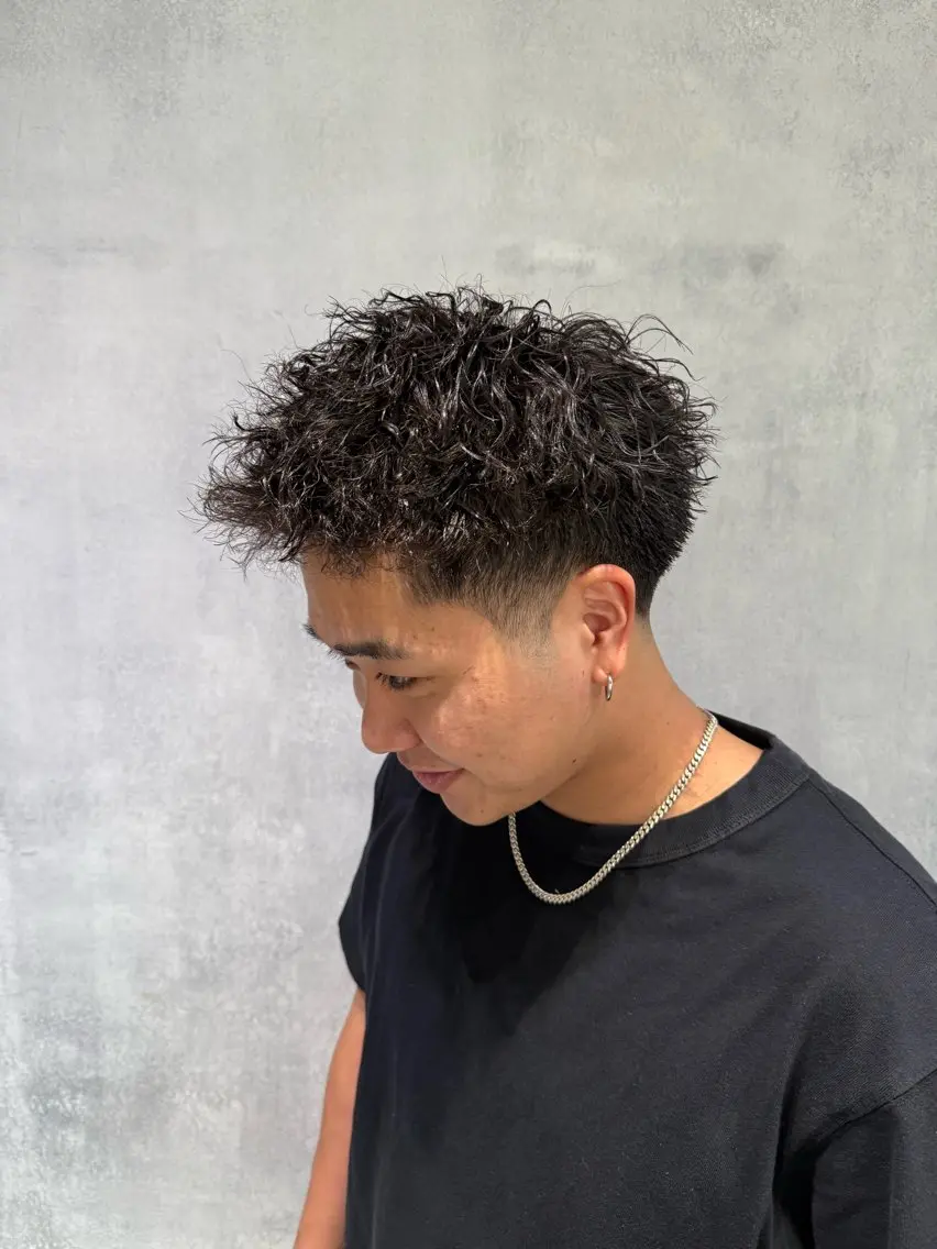 ショート パーマ メンズ ショートスタイル特化 ayumuのヘアスタイル