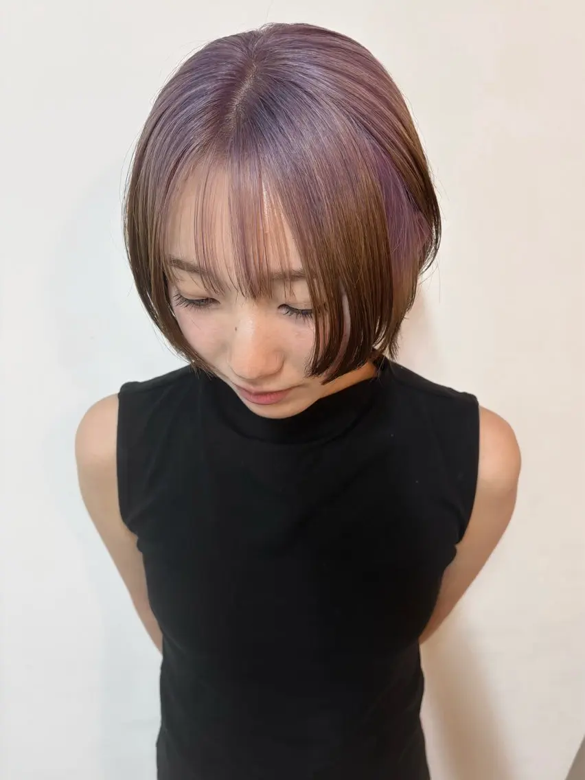 ショート カット ヘアカラー 山下 夏季のヘアスタイル