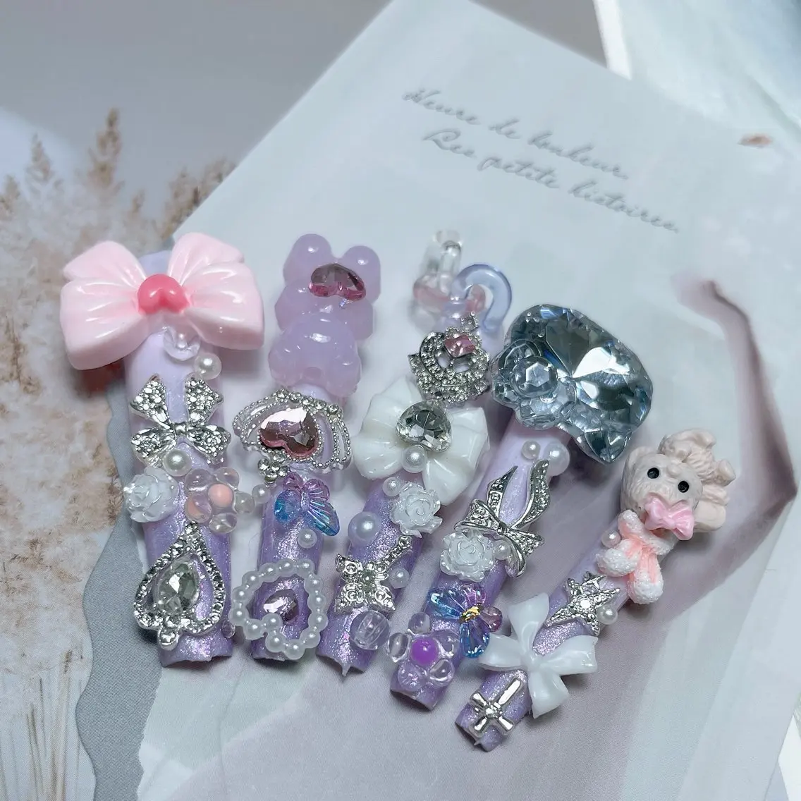 ネイル 成人式 ジェルネイル ネイルチップ ハンドネイル MoMoA Nail ネイル長さ出し専門店のネイルデザイン