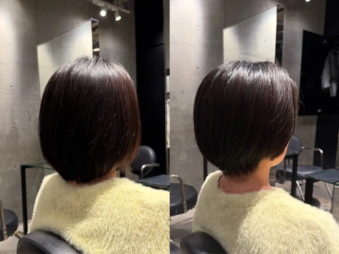 ショート ショートヘア ヘアカラー トリートメント ✨表参道/髪質改善 /柏原遼斗✨のヘアスタイル