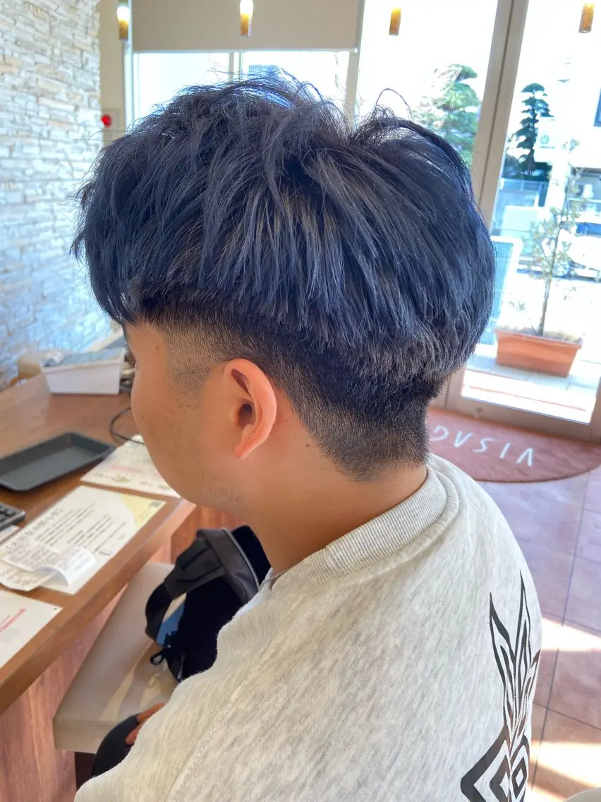 メンズ フェードカット カット ヘアカラー コバヤシ ユウスケのヘアスタイル