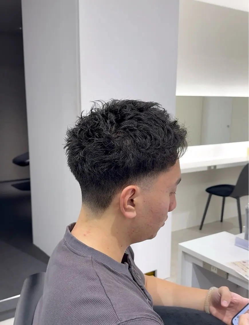 メンズ カット メンズ💈フェード 下地佑のヘアスタイル
