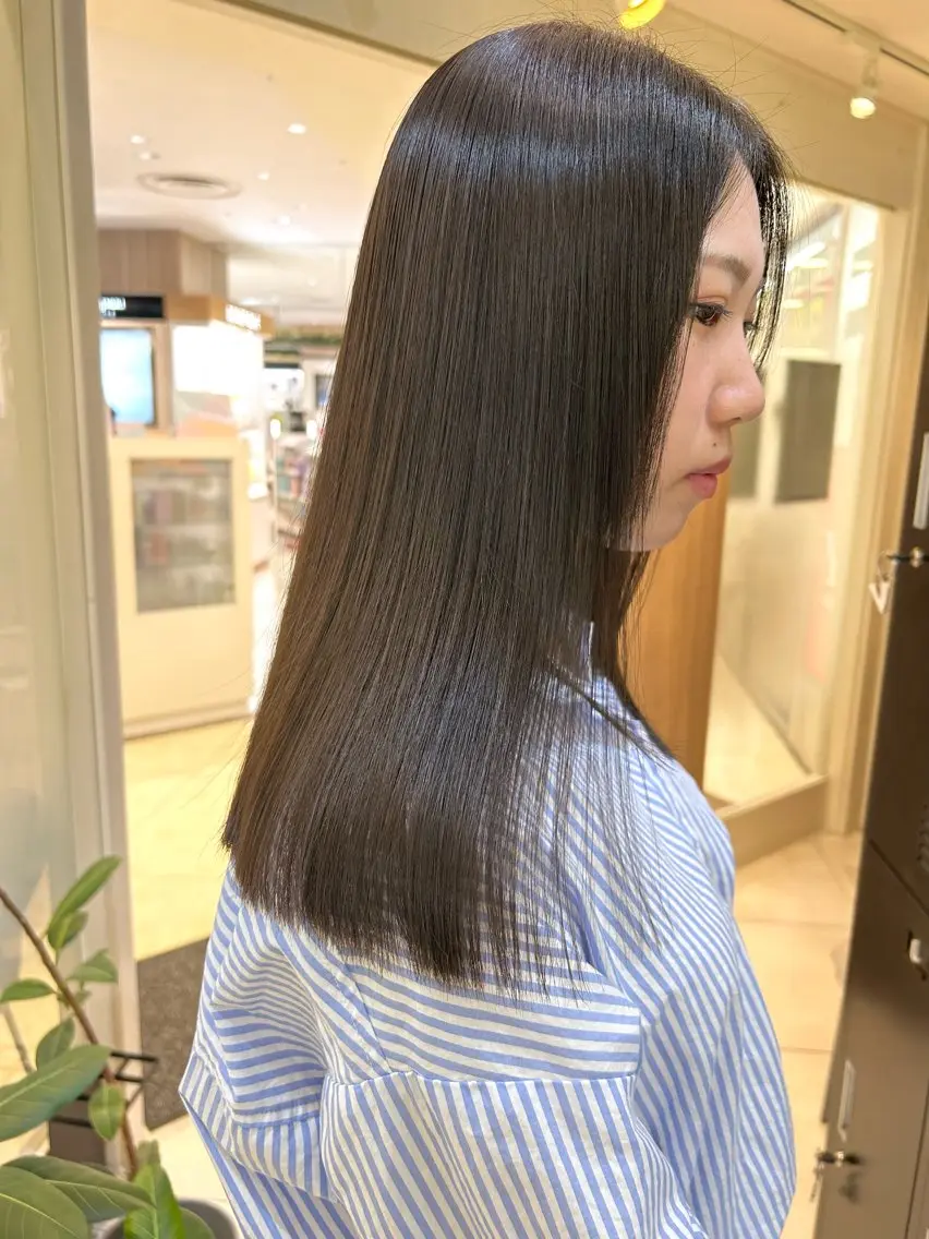 セミロング カラー カット ヘアカラー トリートメント 似合わせカラー/艶 髪質改善/ヨシザキのヘアスタイル
