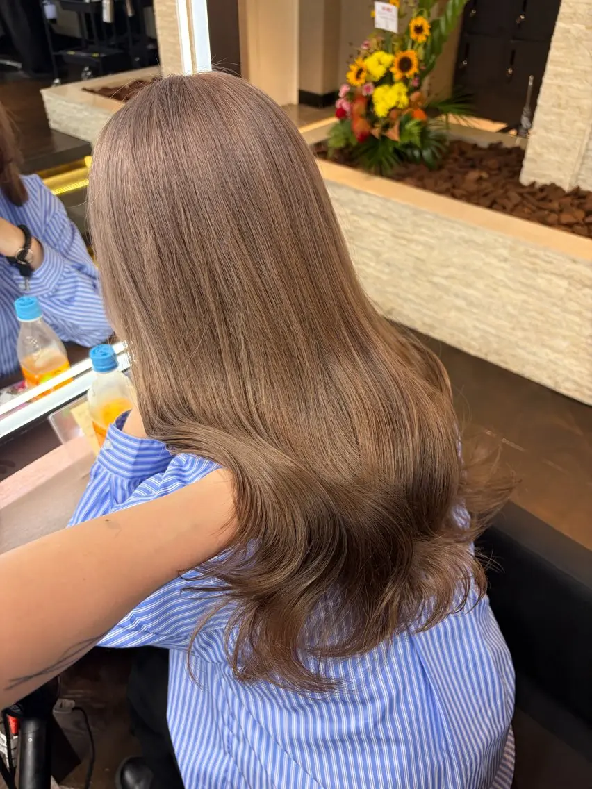 ロング カラー ヘアアレンジ ヘアカラー 透明感カラー/推しカ ラー☁️JURAのヘアスタイル