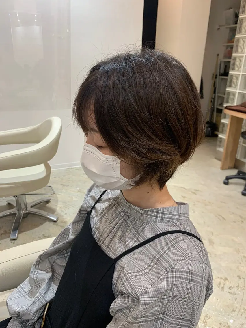 ショート パーマ 金山 美祐のヘアスタイル
