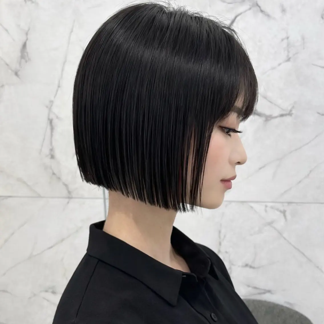 ショート カラー 🪞ボブ特化/顔 まわり🧸mai🎀のヘアスタイル