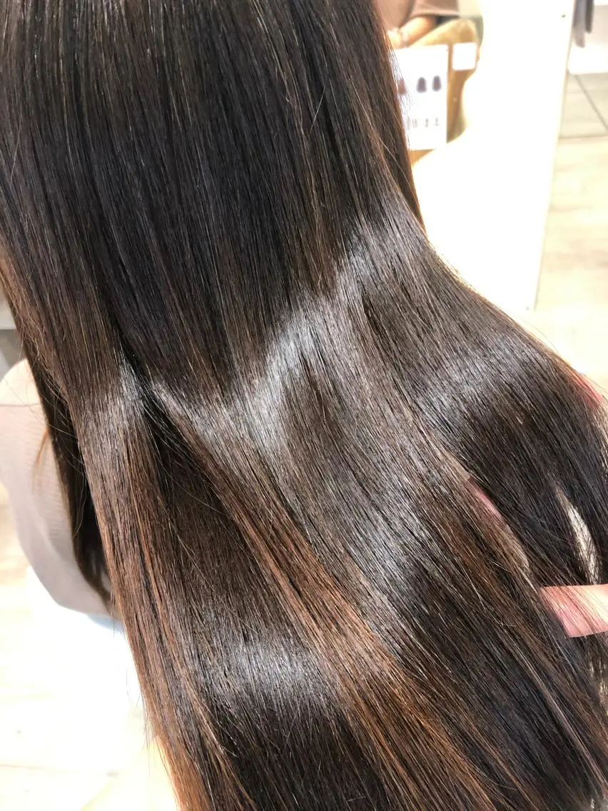 🔥酸熱髪質改善トリートメント＋キューティクルケア🔥の写真