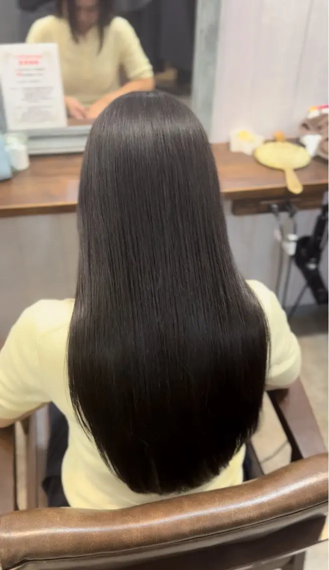 ロング 八木 輝のヘアスタイル
