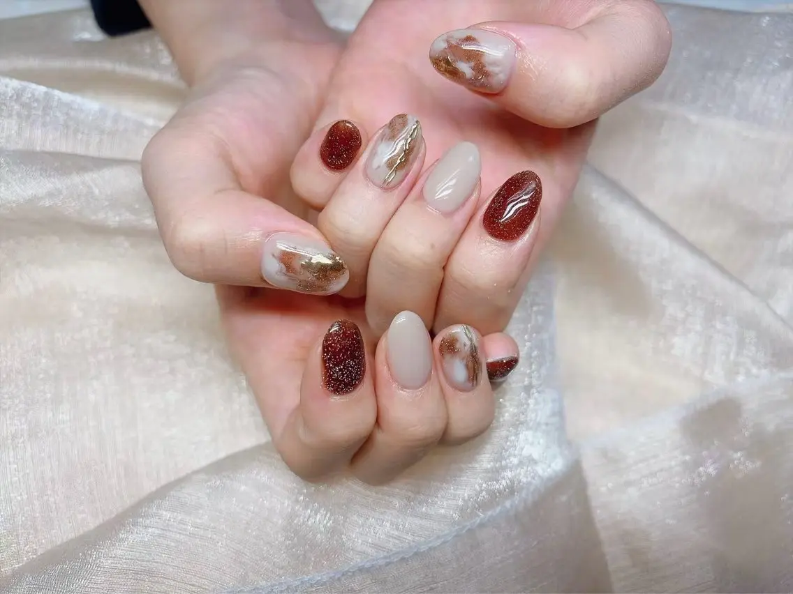 ネイル ハンドネイル Azel nail 伊野麗のネイルデザイン