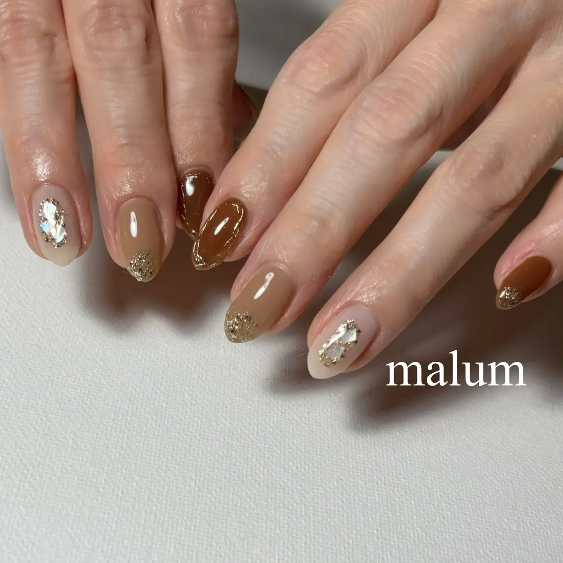 ネイル ハンドネイル malum nailのネイルデザイン