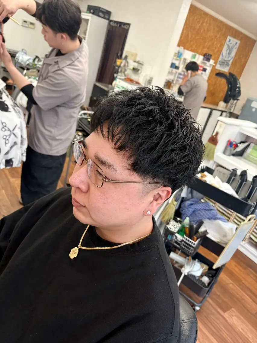 メンズ メンズパーマ カット パーマ 町田 尚樹のヘアスタイル