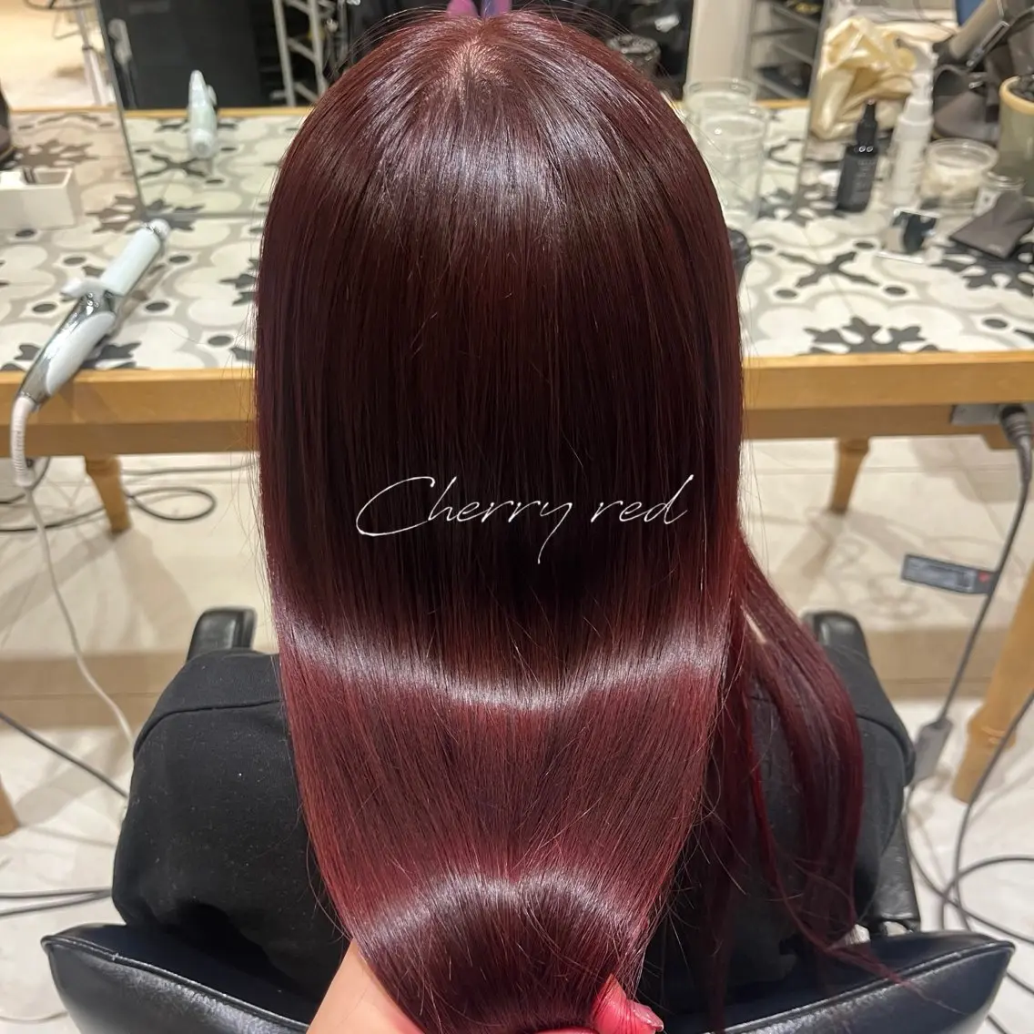 ロング カラー ヘアカラー トリートメント ナミ🩶暗髪/暖色 ❤️/透明感/縮毛のヘアスタイル