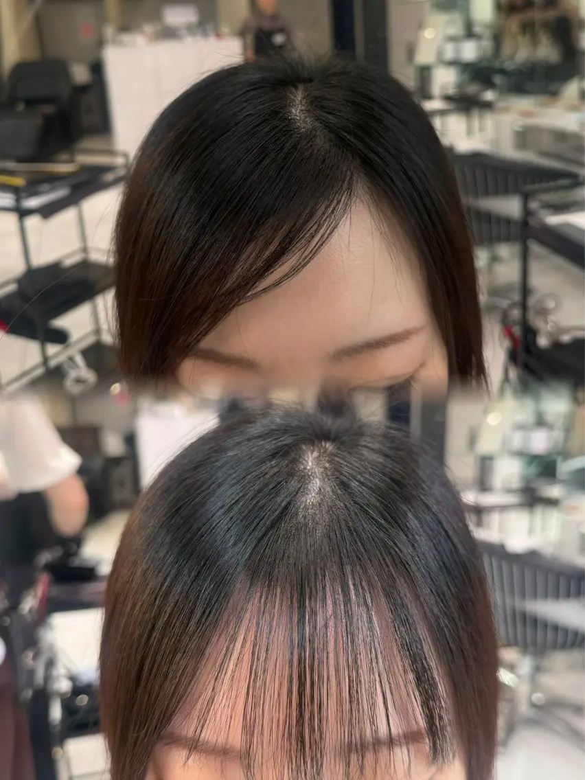 パーマ カット パーマ Sae/クロスパーマ /盛れる顔周りのヘアスタイル