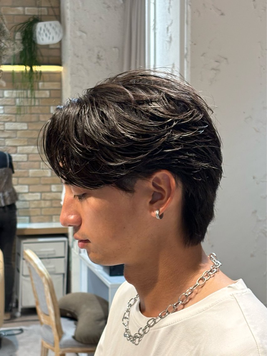 ミディアム カット men,s/zest /Taichi🩻のヘアスタイル