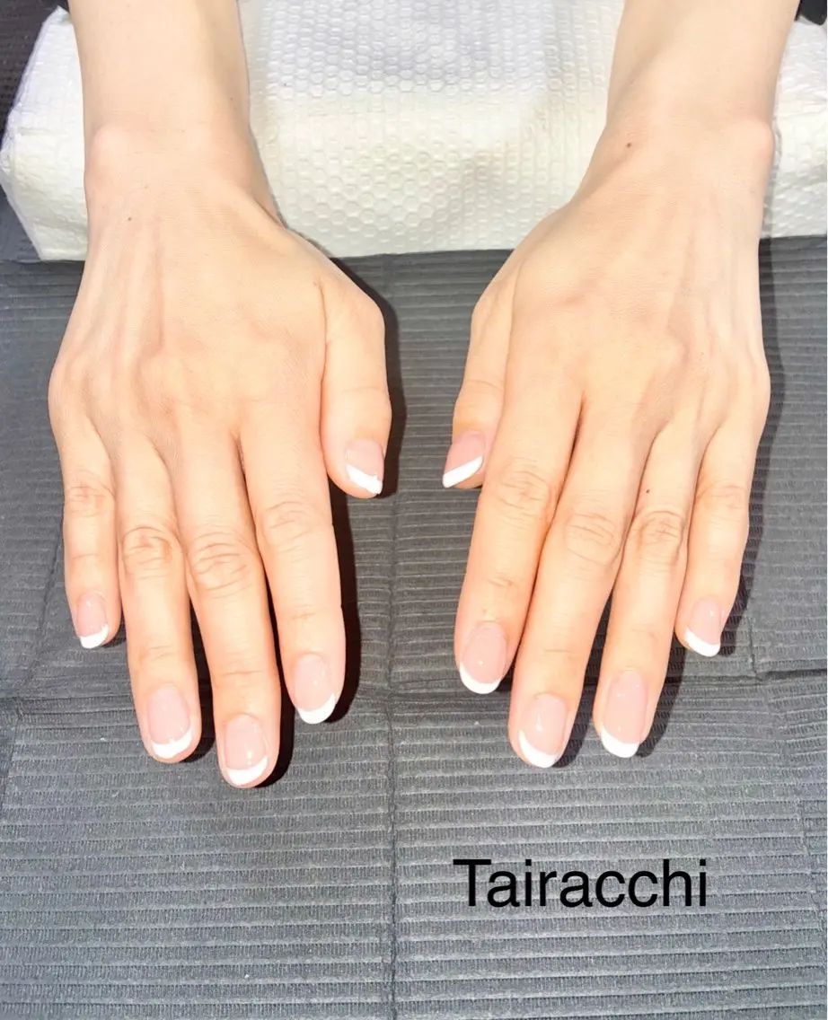 ネイル フレンチネイル Tairacchi タイラッチのネイルデザイン