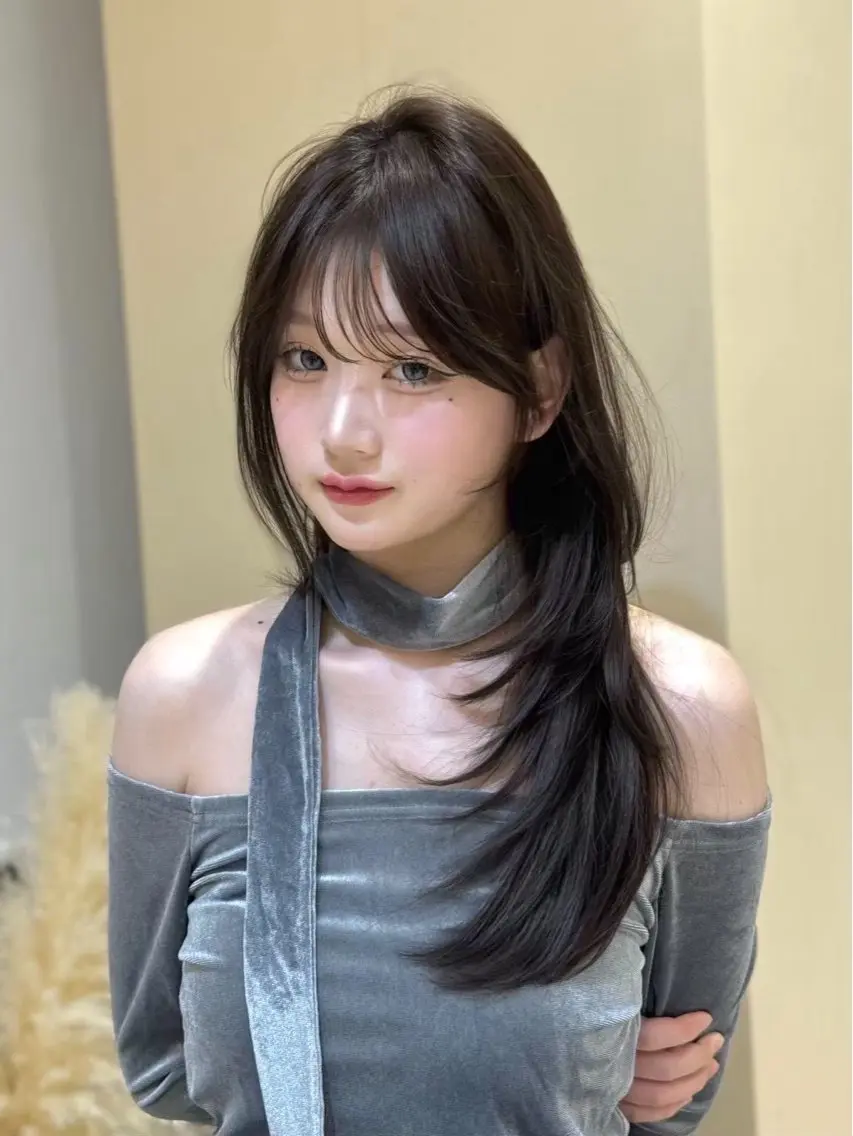 ロング Ruri縮毛矯正 酸性ストレートのヘアスタイル