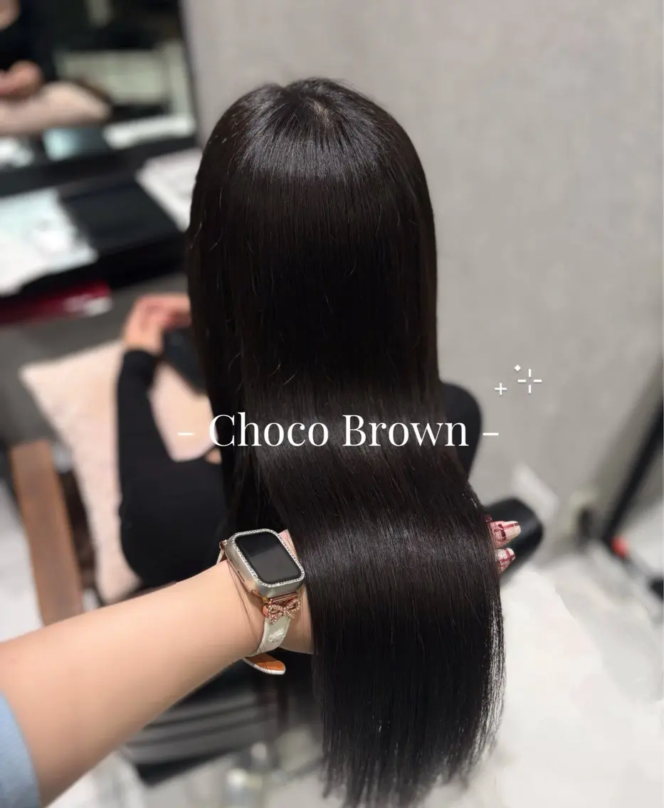 ロング ヘアカラー ハルカ🌷ナチュラル 盛れ/韓国ヘアのマツエク・マツパデザイン