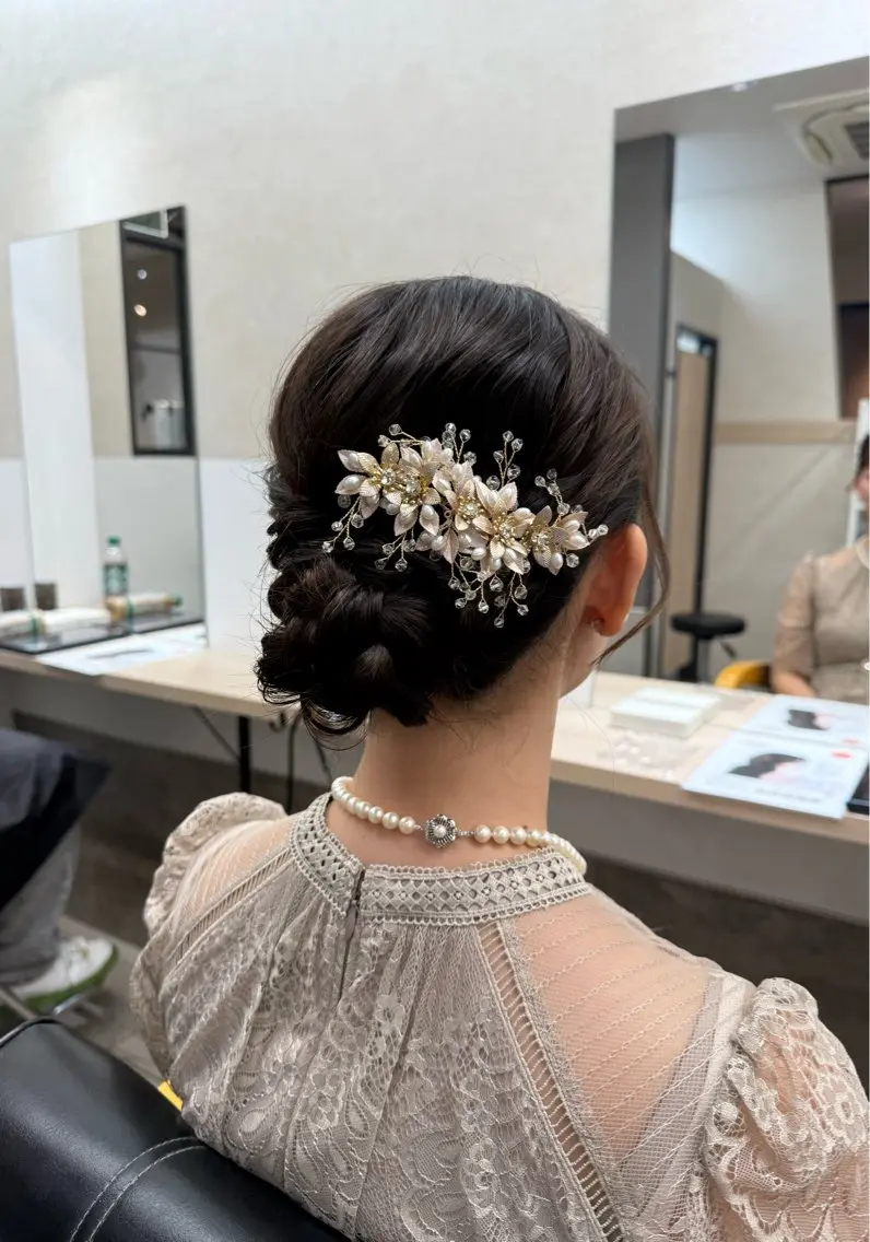 ミディアム ヘアセット GiseL 博多 ほのかのヘアスタイル