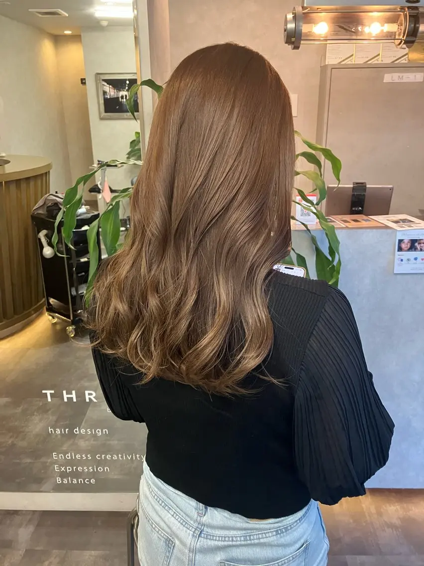 ロング カラー ヘアカラー 透明感カラー/ 髪質改善町田佑人のヘアスタイル