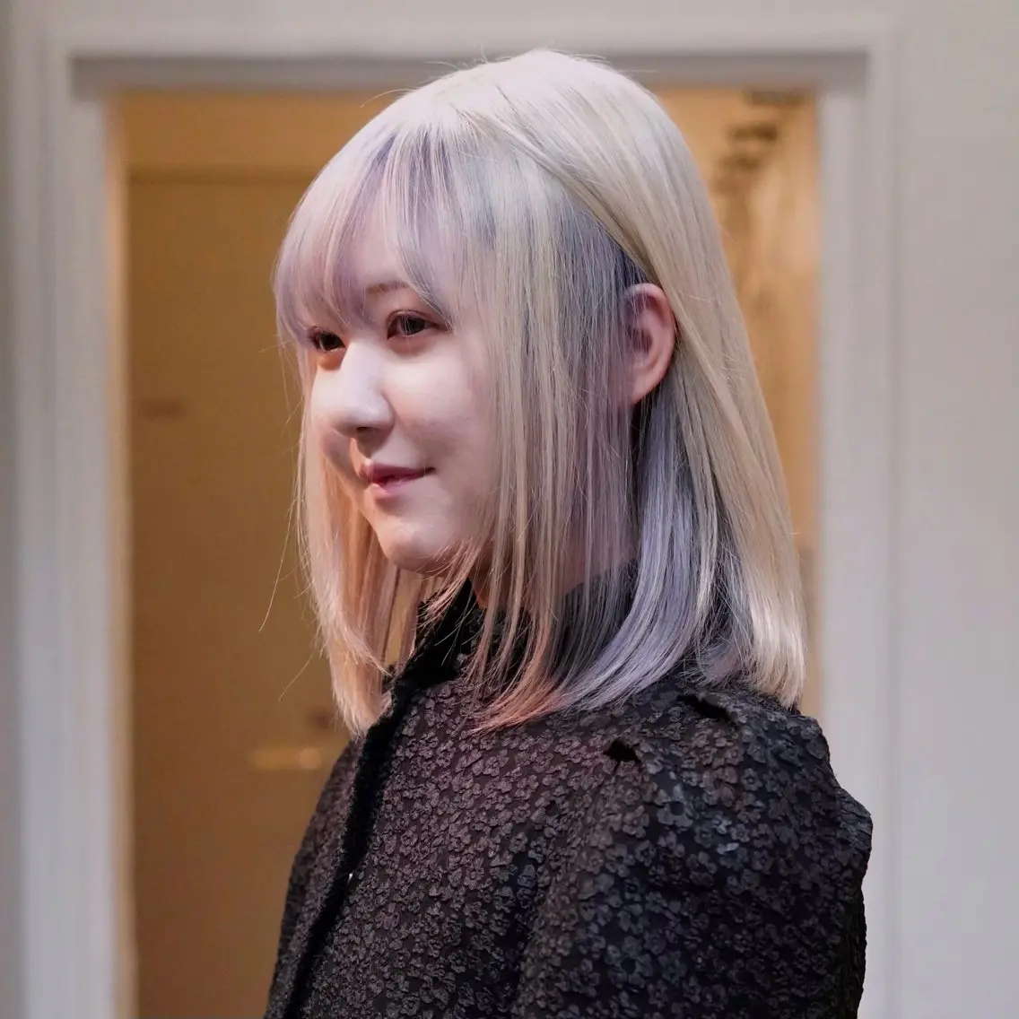 ミディアム カラー バイオレットカラー 今出 りょうやのヘアスタイル