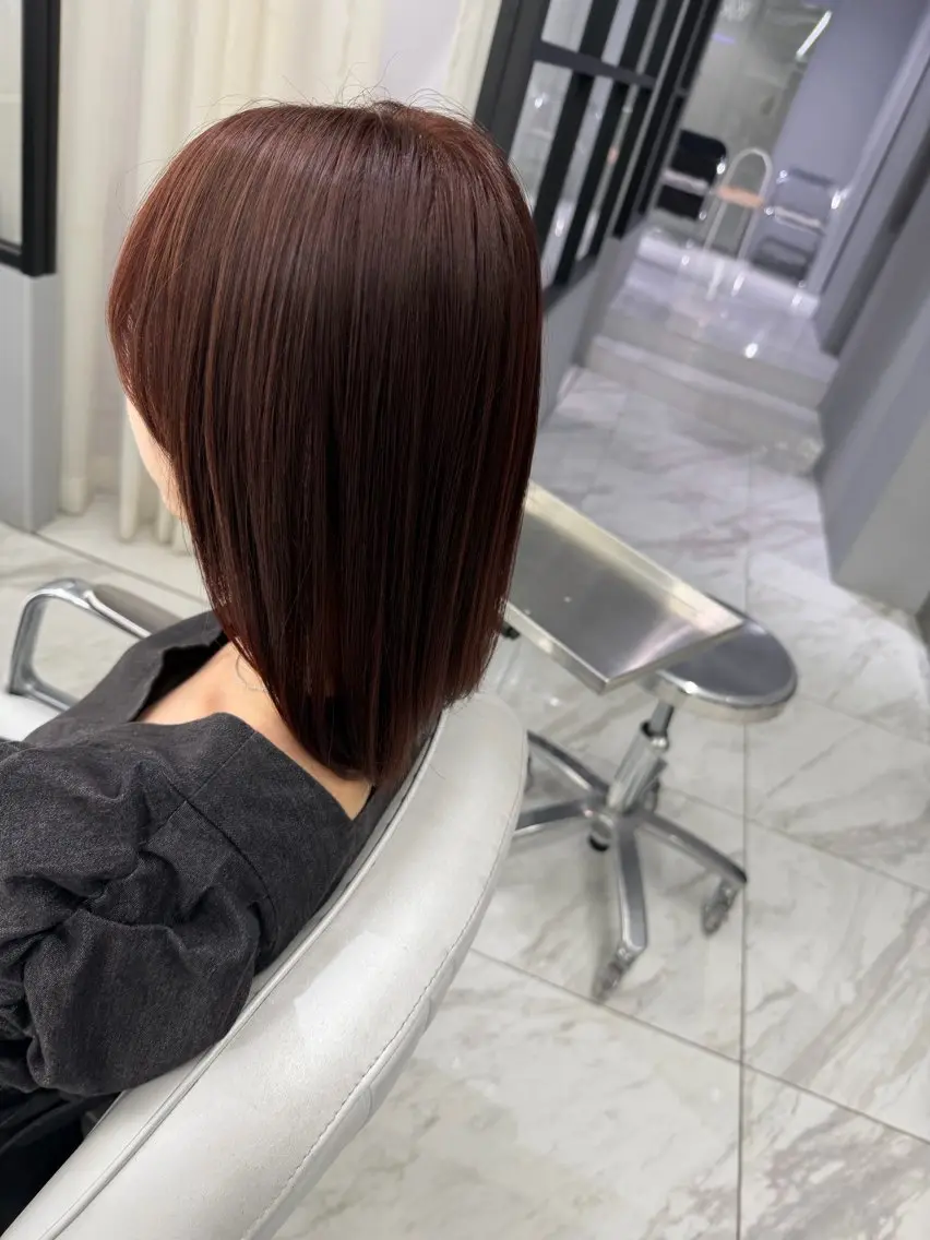 カラー 🌻艶髪ワンカ ラー山本 恋乃羽🌻のヘアスタイル