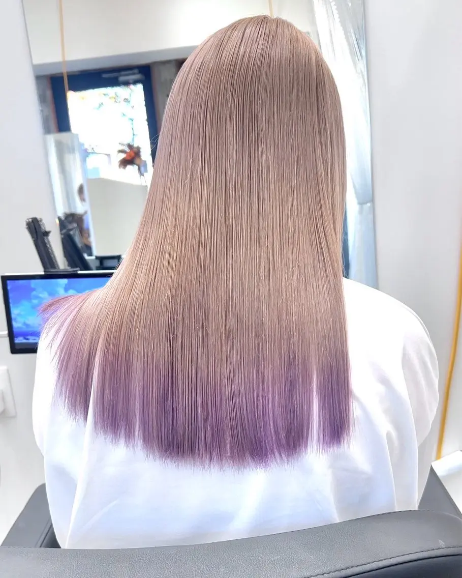 カラー ヘアカラー 河合 愛実のヘアスタイル