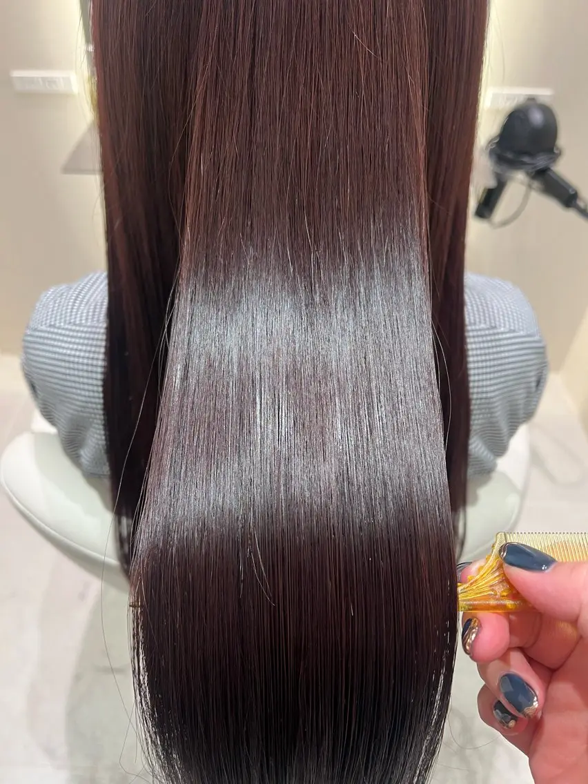 ロング カラー トリートメント 艶カラー/ 髪質改善/arisaのヘアスタイル
