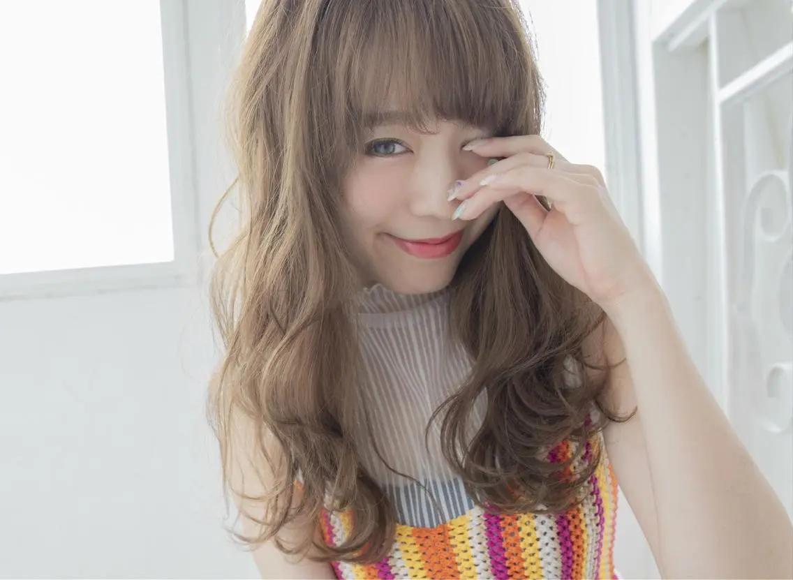 ロング カラー パーマ カット パーマ トリートメント 【全席個室サロン】 NUMBER 天王寺のヘアスタイル