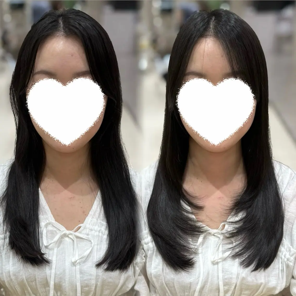 ロング カラー カット トリートメント 内田 志乃のヘアスタイル