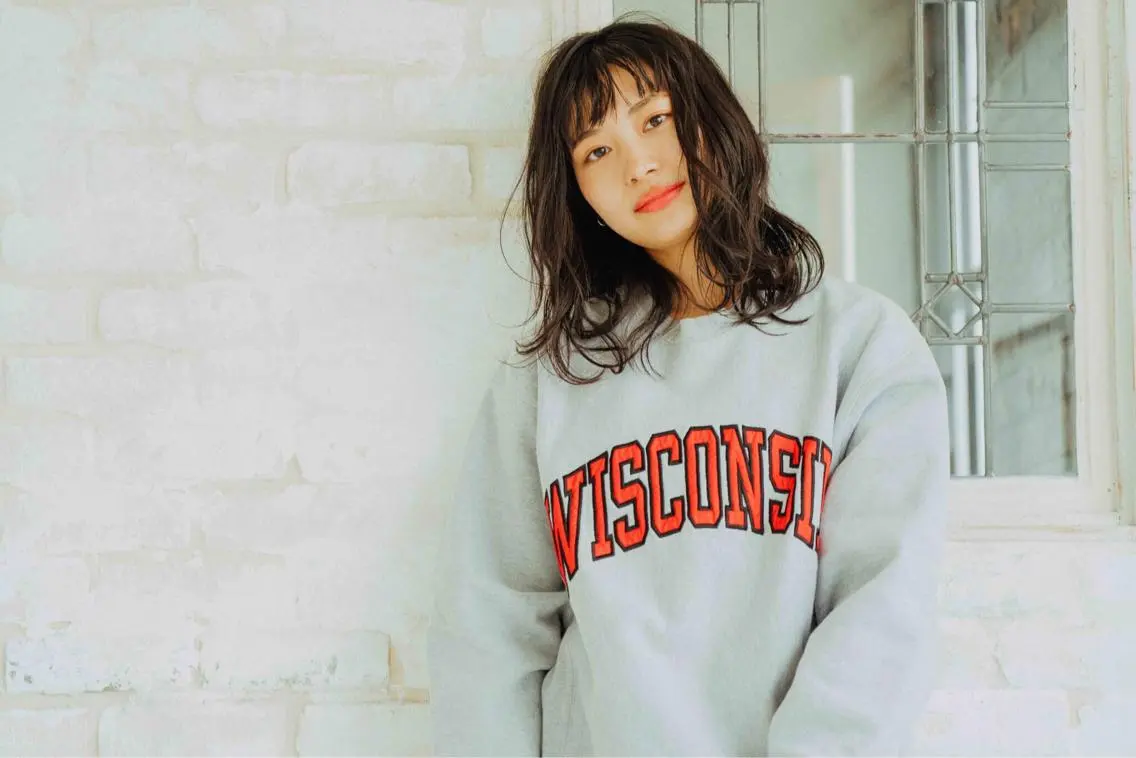 ミディアム カラー パーマ ヘアアレンジ メンズ キッズ ネイル マツエク・マツパ メンズウルフカット アディクシーカラー 透明感カラー ボブ ウルフカット 藤井 仁紀のヘアスタイル
