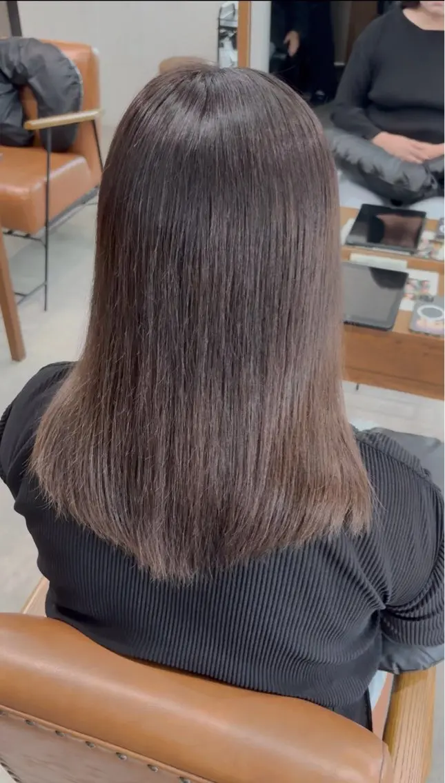 ミディアム カット ヘアカラー トリートメント SONO 【一宮】のヘアスタイル