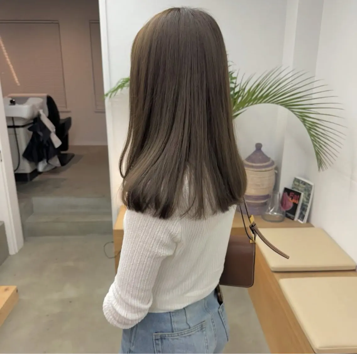 ミディアム カラー ヘアカラー 坂本 圭太朗のヘアスタイル