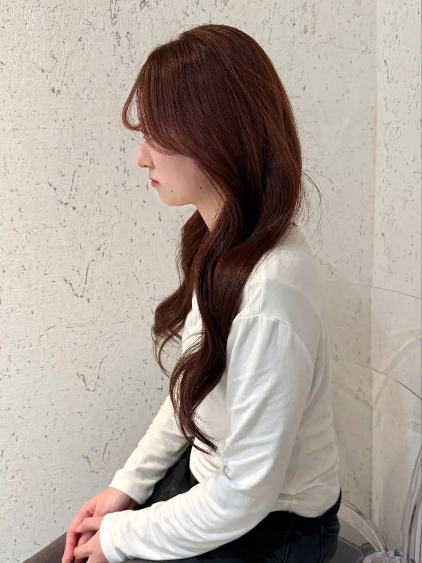 ロング カラー 似合わせカット カット ヘアカラー トリートメント mai / linoah˚✧のヘアスタイル