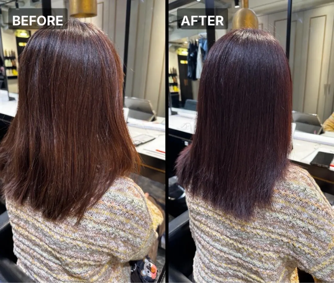 カラー 小澤 琉凪のヘアスタイル